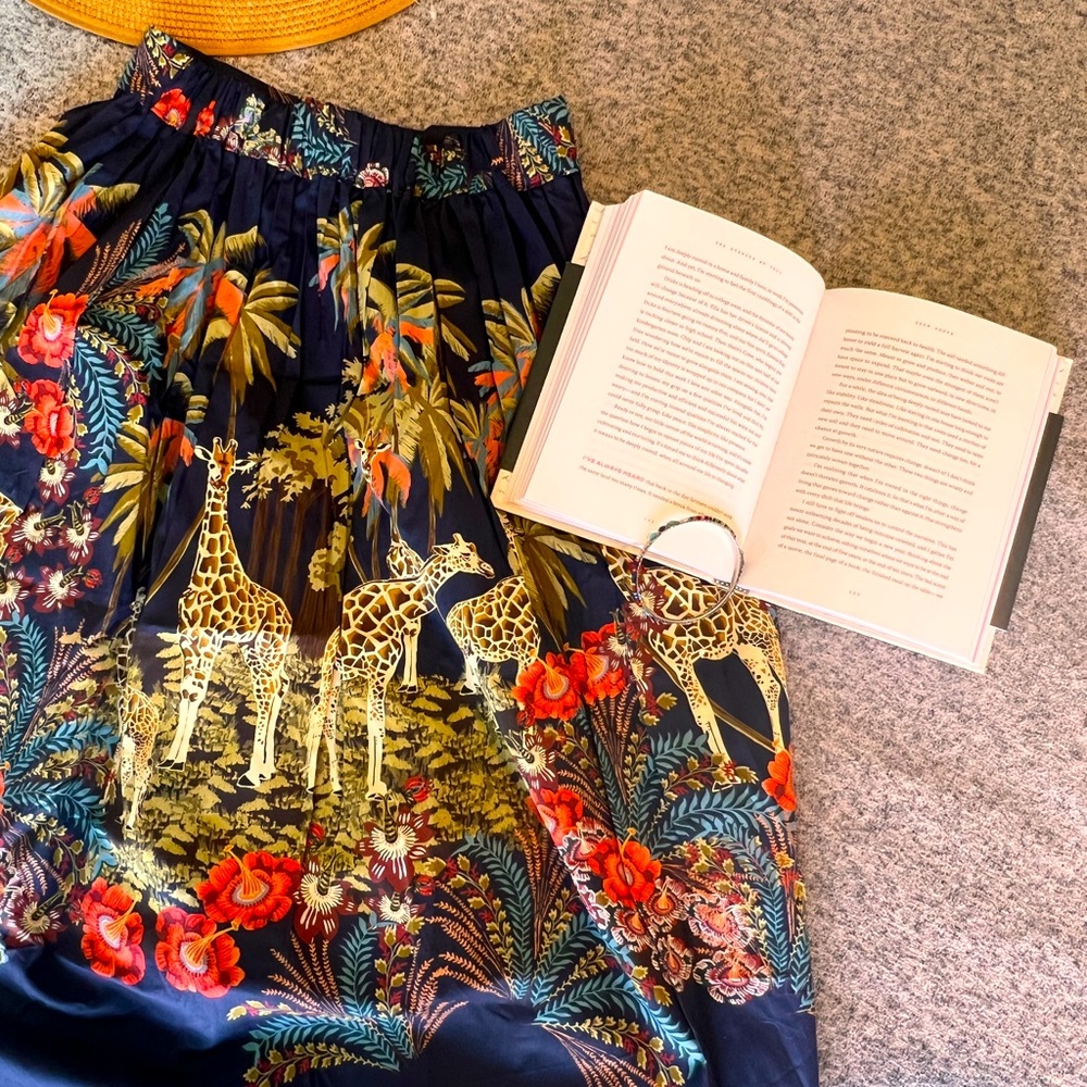 Hand Made Flowy Skirt with Pockets